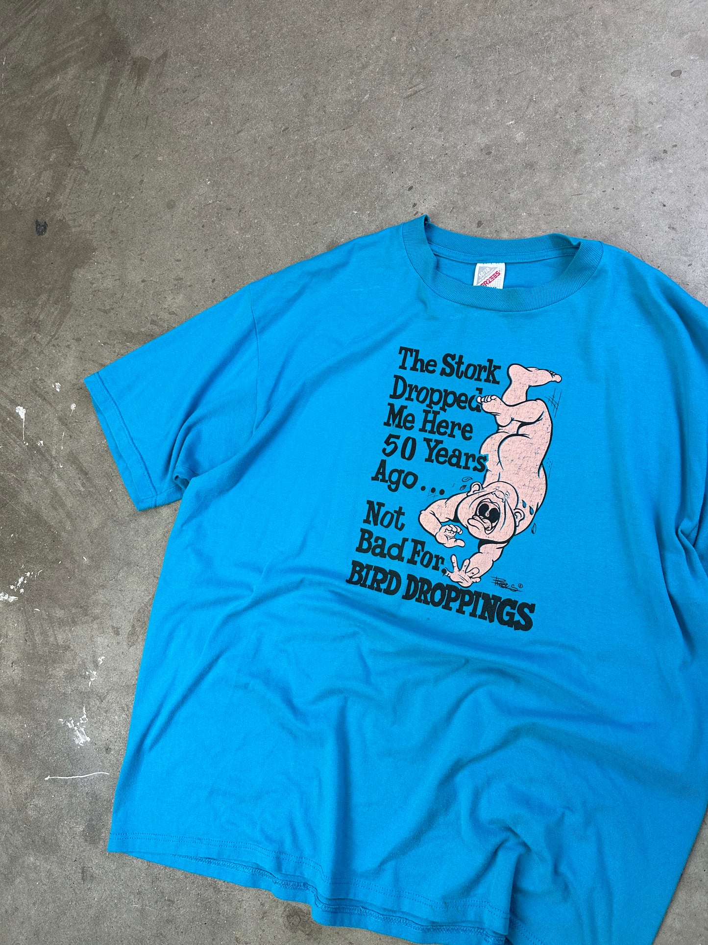 80s Bird Droppings Tee XL