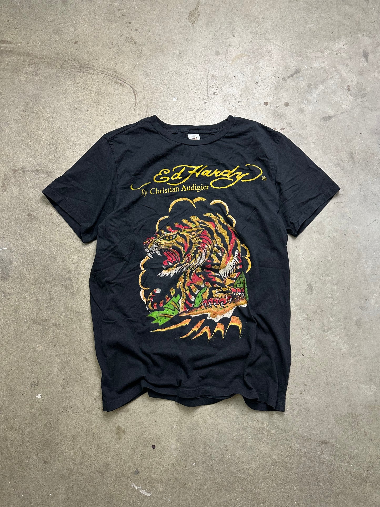 Ed Hardy Tiger Tee Medium