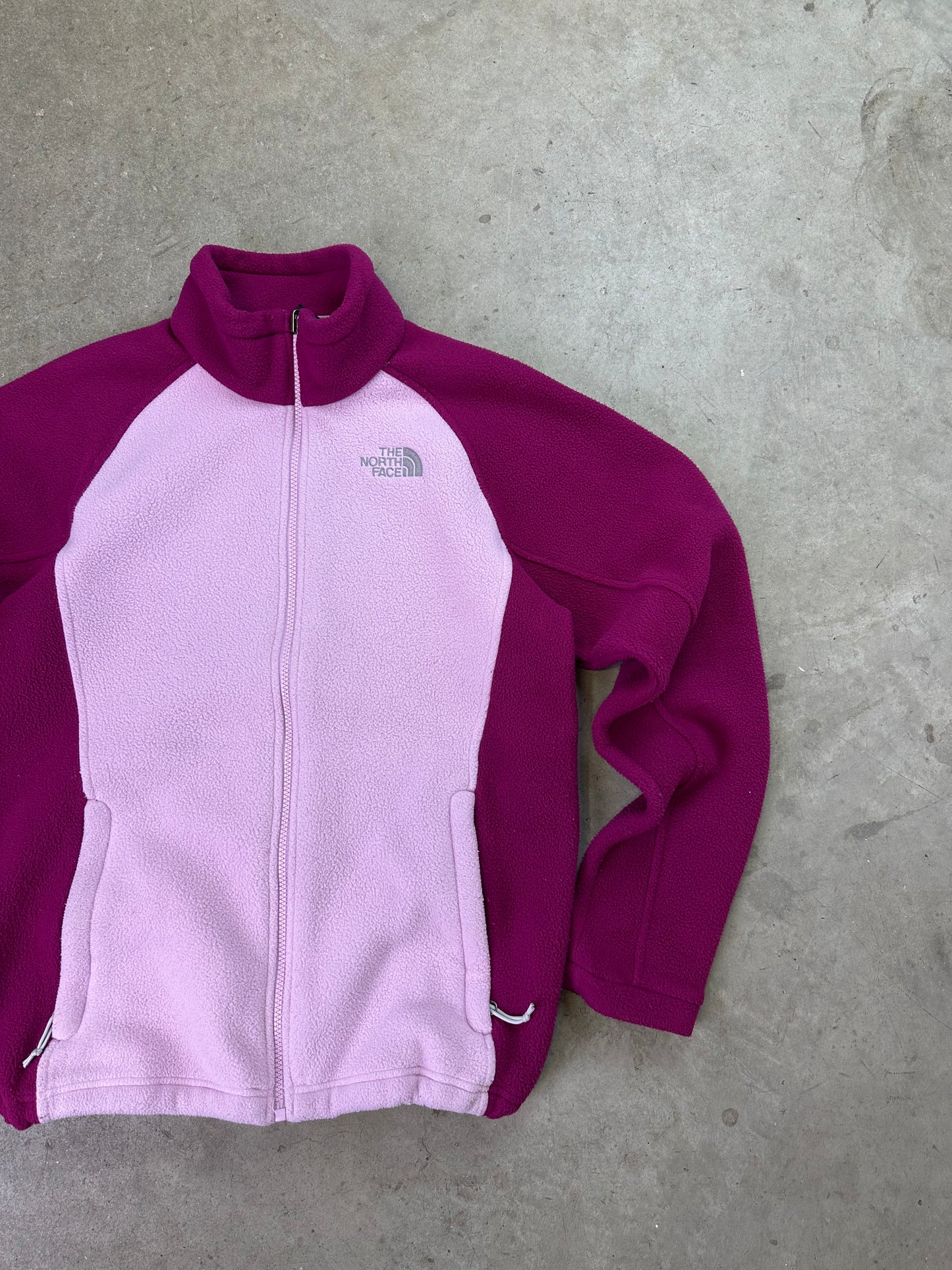 The North Face Zip Up Fleece Pink WMNS Large
