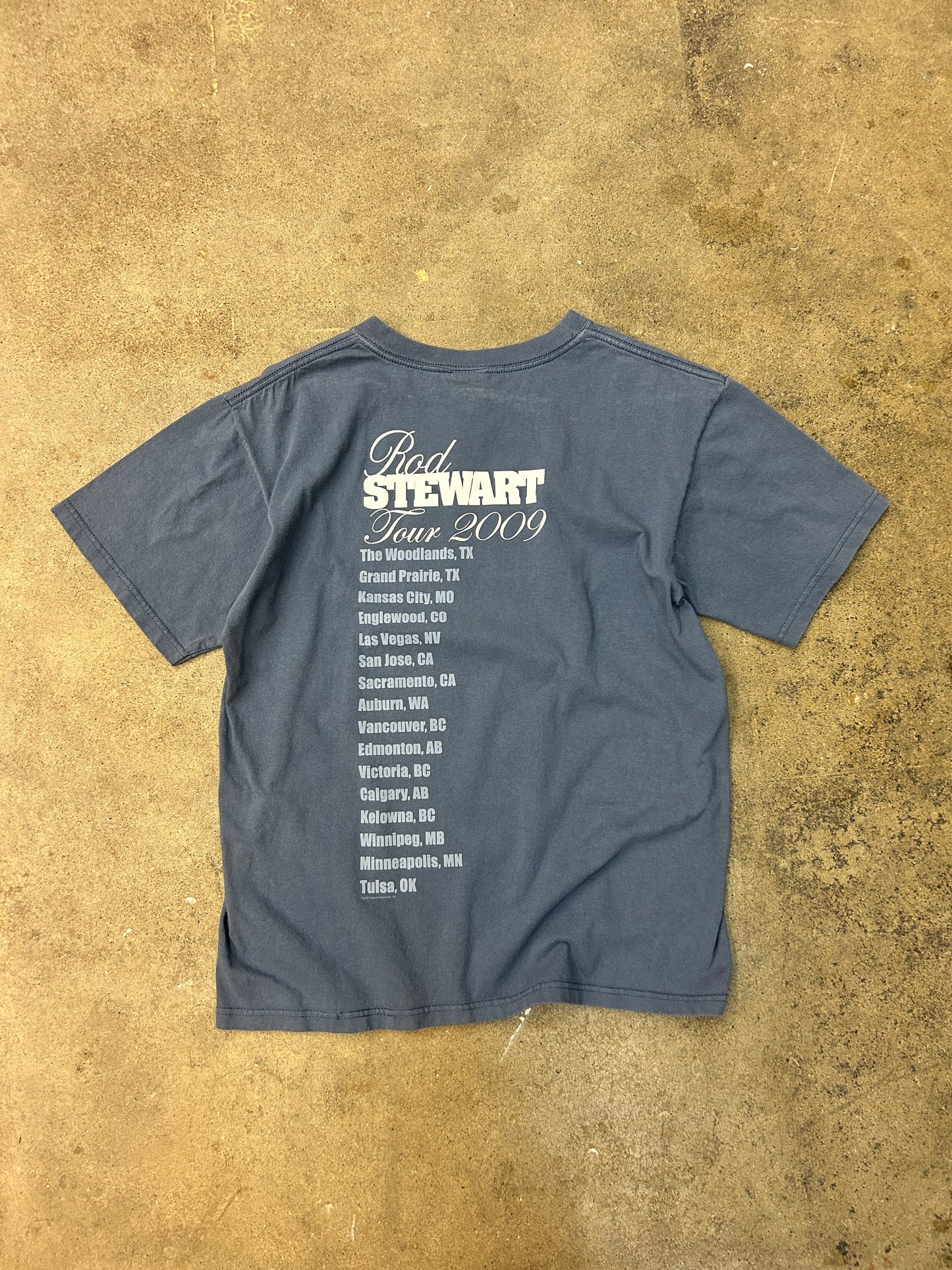 Rod Stewart 2009 Tour Tee Medium