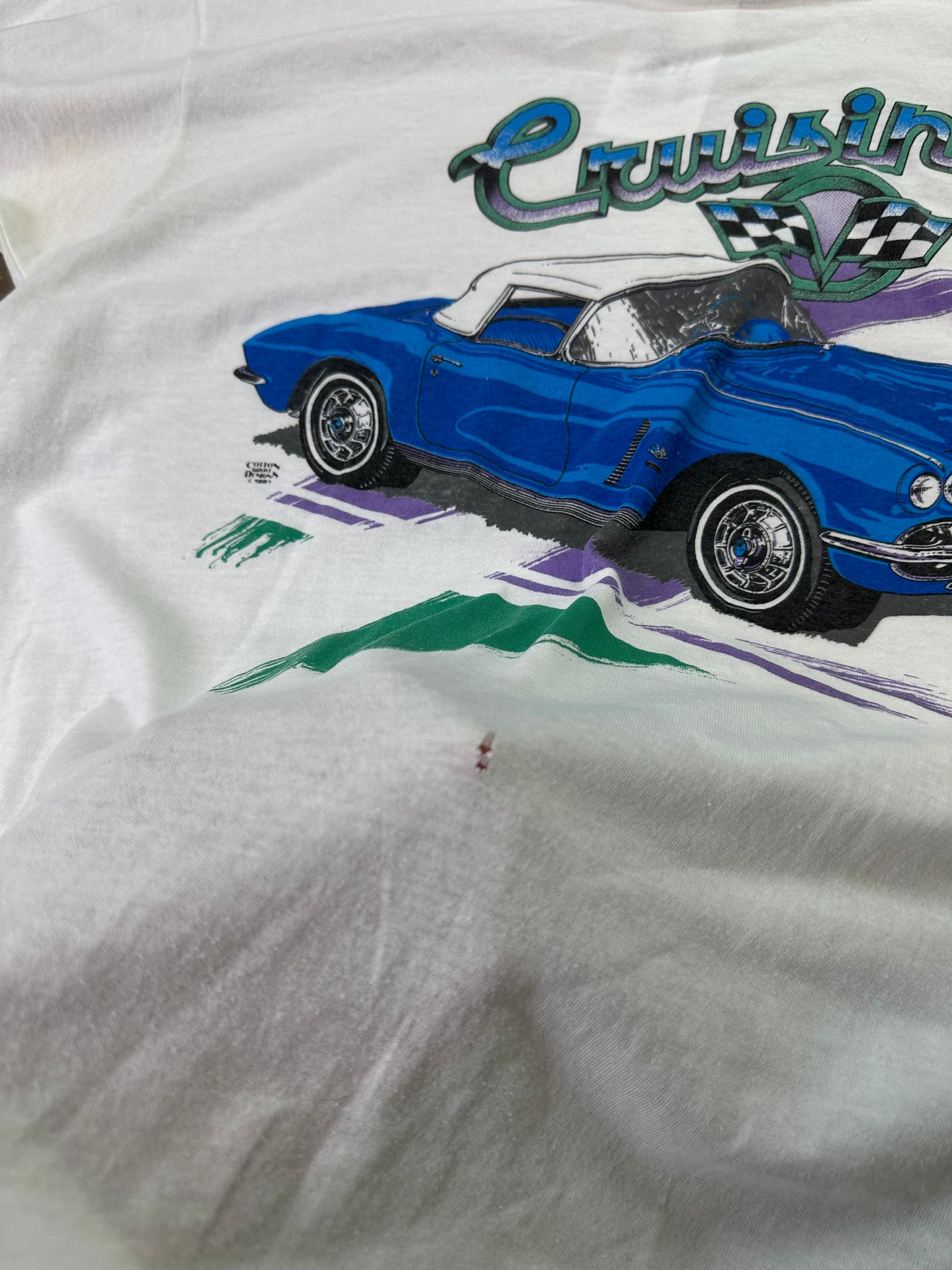 90s Corvette Cruisin Tee Large