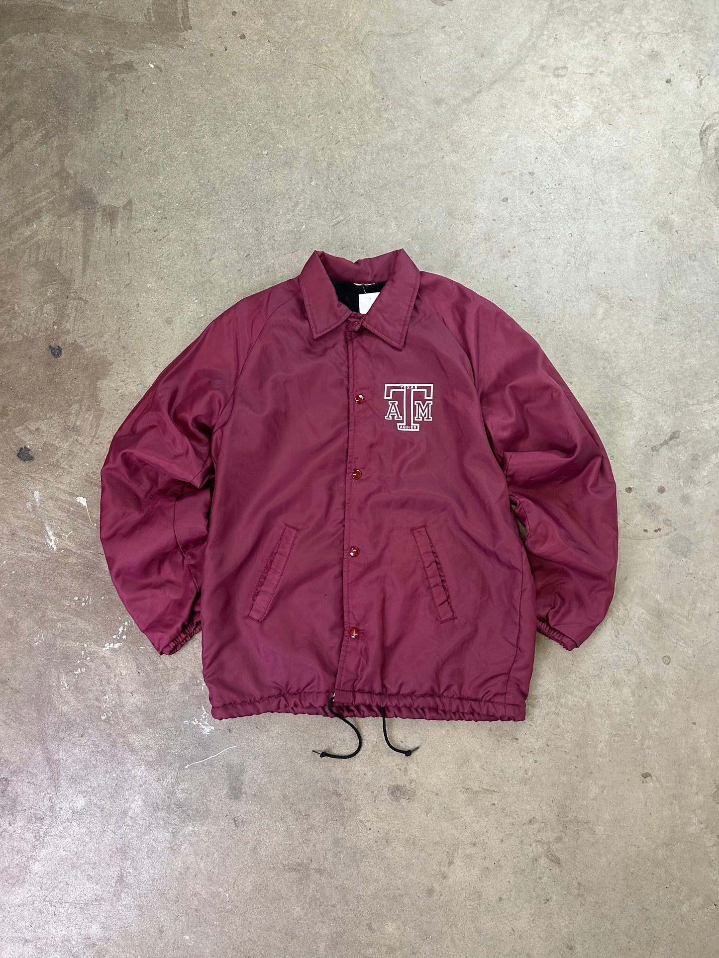 80s Texas A&M Aggies Coaches Jacket Small