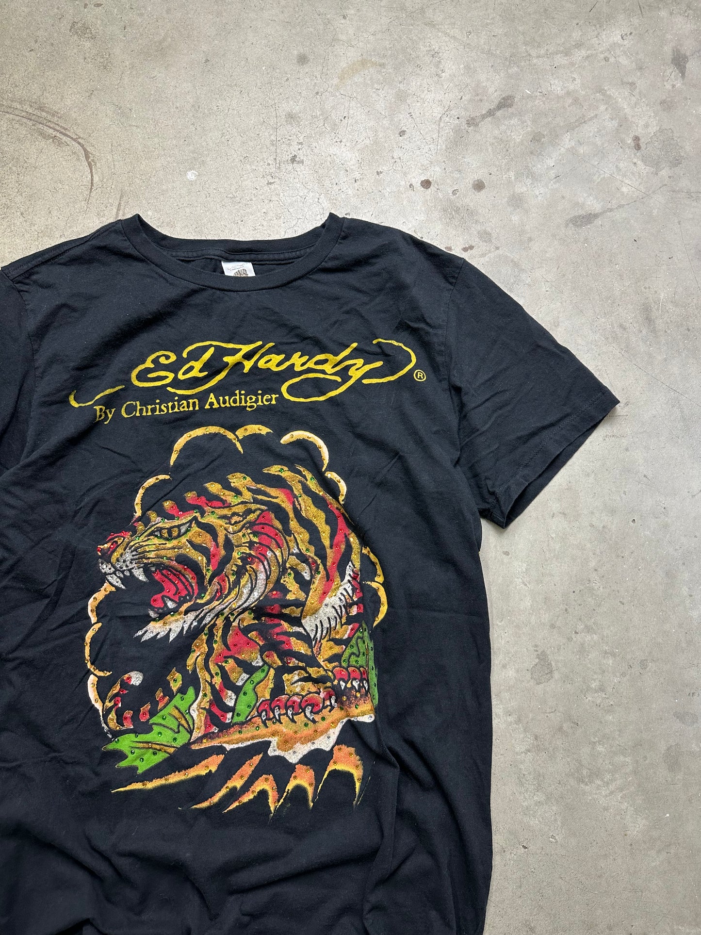 Ed Hardy Tiger Tee Medium