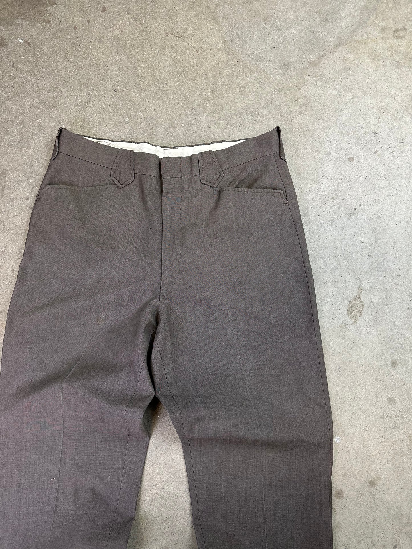 70s H Bar Ranchwear Pleated Pants 33"
