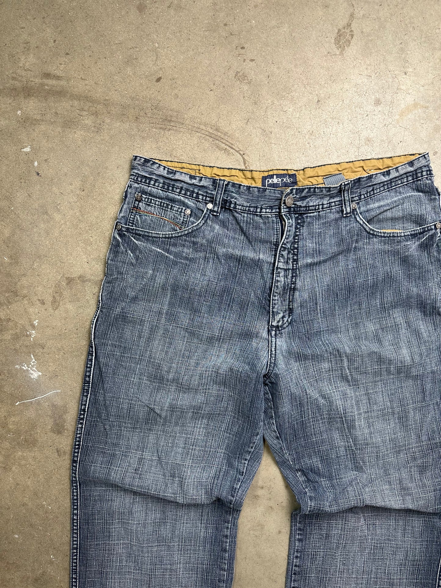 Pelle Pelle Baggy Y2K Denim 41"