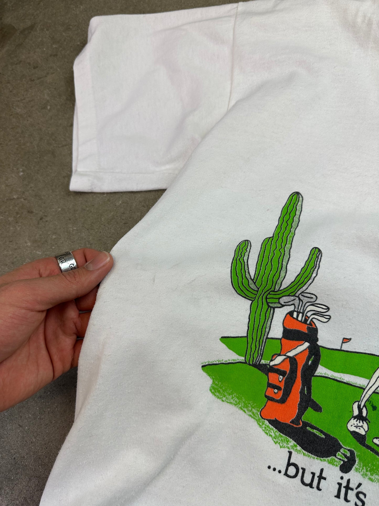 90s Arizona Golf Dry Heat Tee Medium