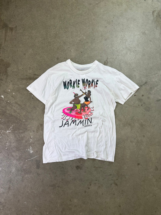 90s Jamiaca Jammin Tee Workie Workie Medium