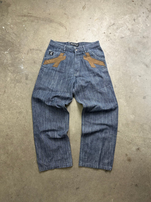 Patrick Clark Y2K SAMPLE Baggy Denim 36"