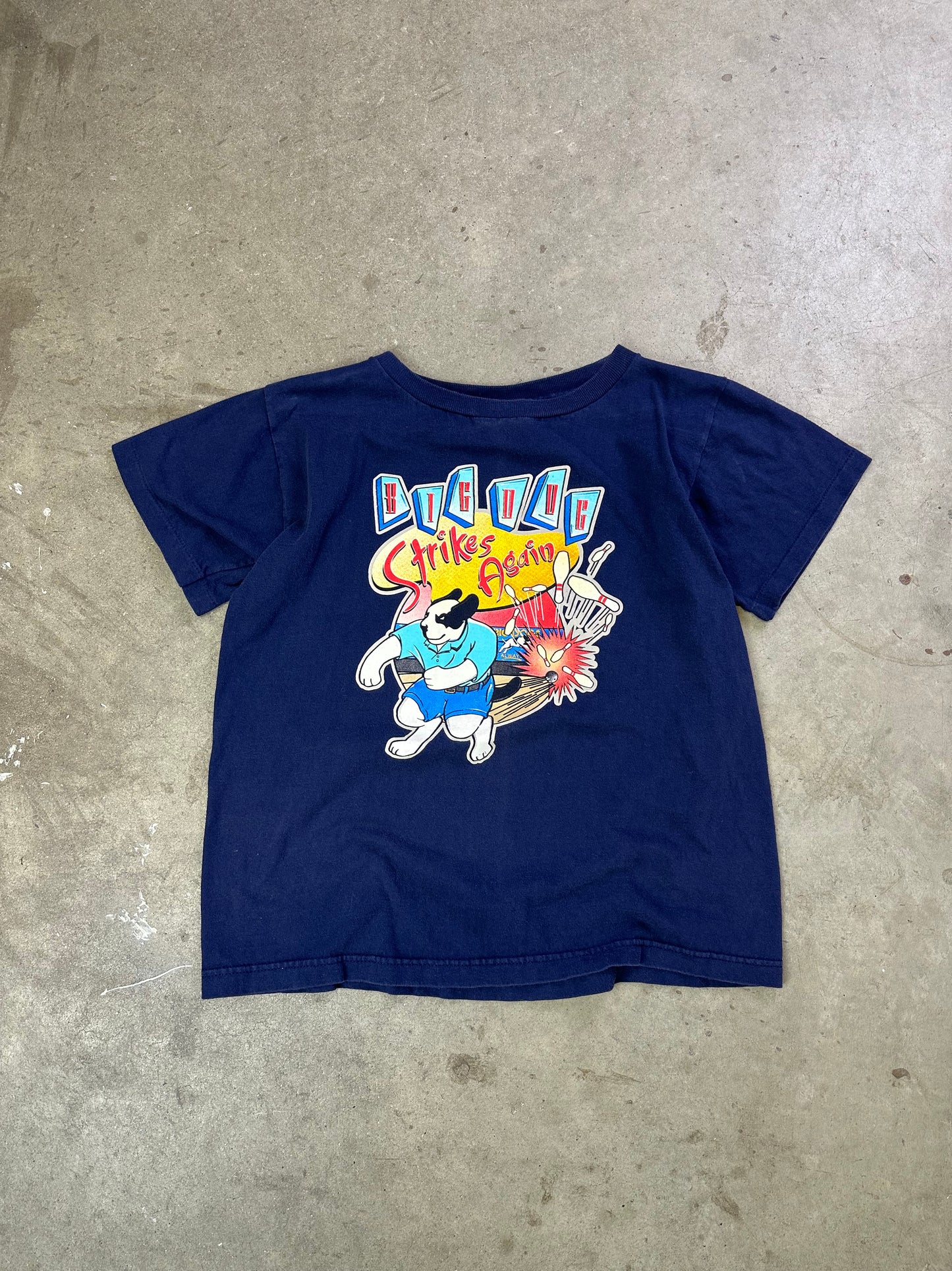 90s Big Dogs Bowling Tee Small