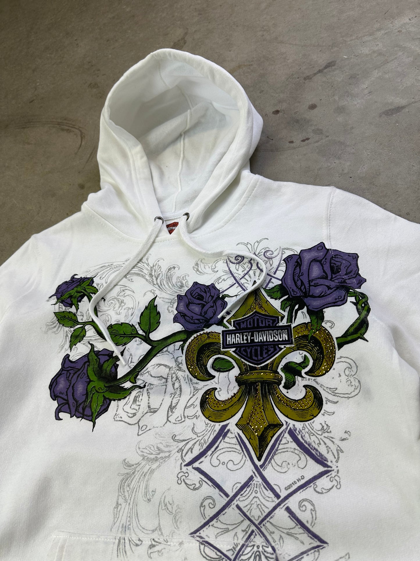 Harley Davidson Y2K Hoodie WMNS Medium