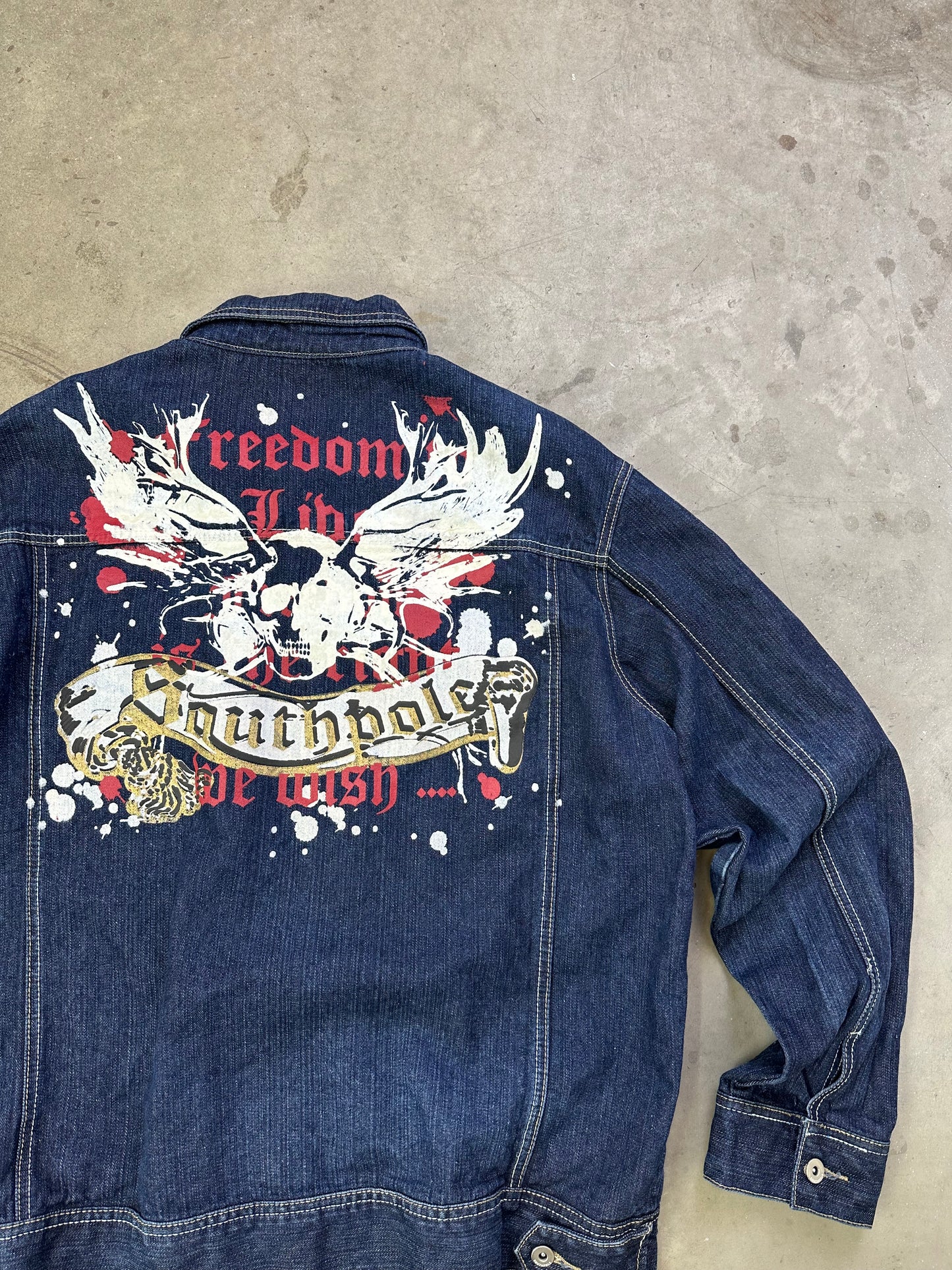 South Pole Y2K Denim Jacket XL