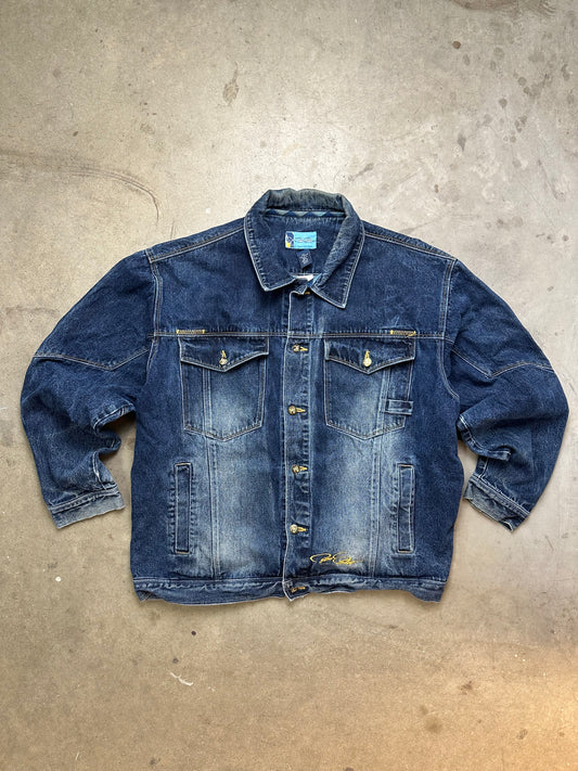 Raw Blue Denim Jacket 2XL