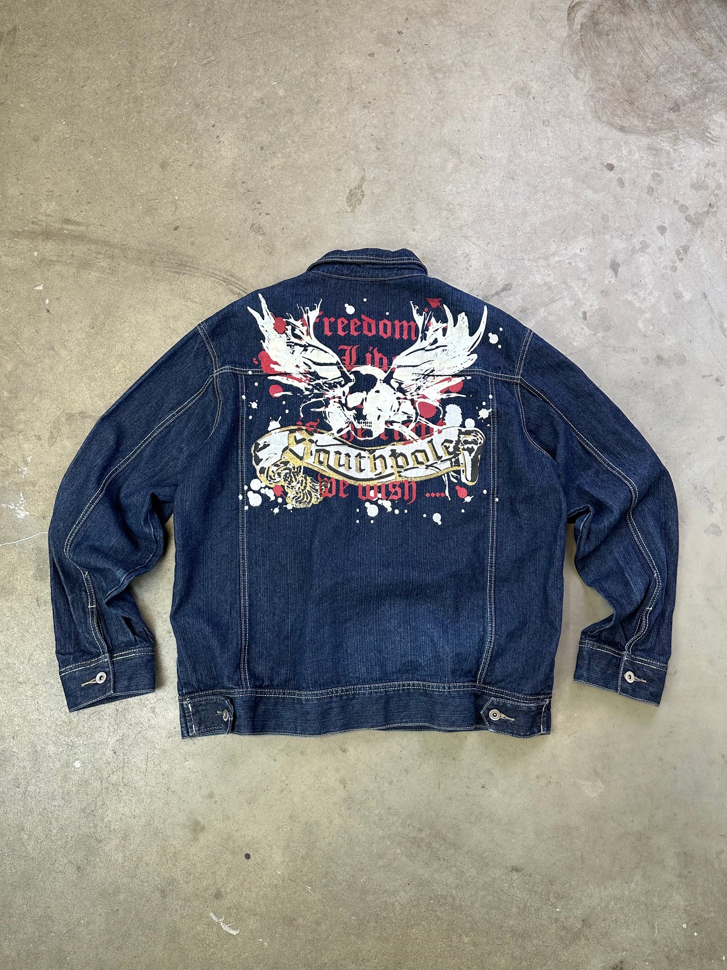 South Pole Y2K Denim Jacket XL