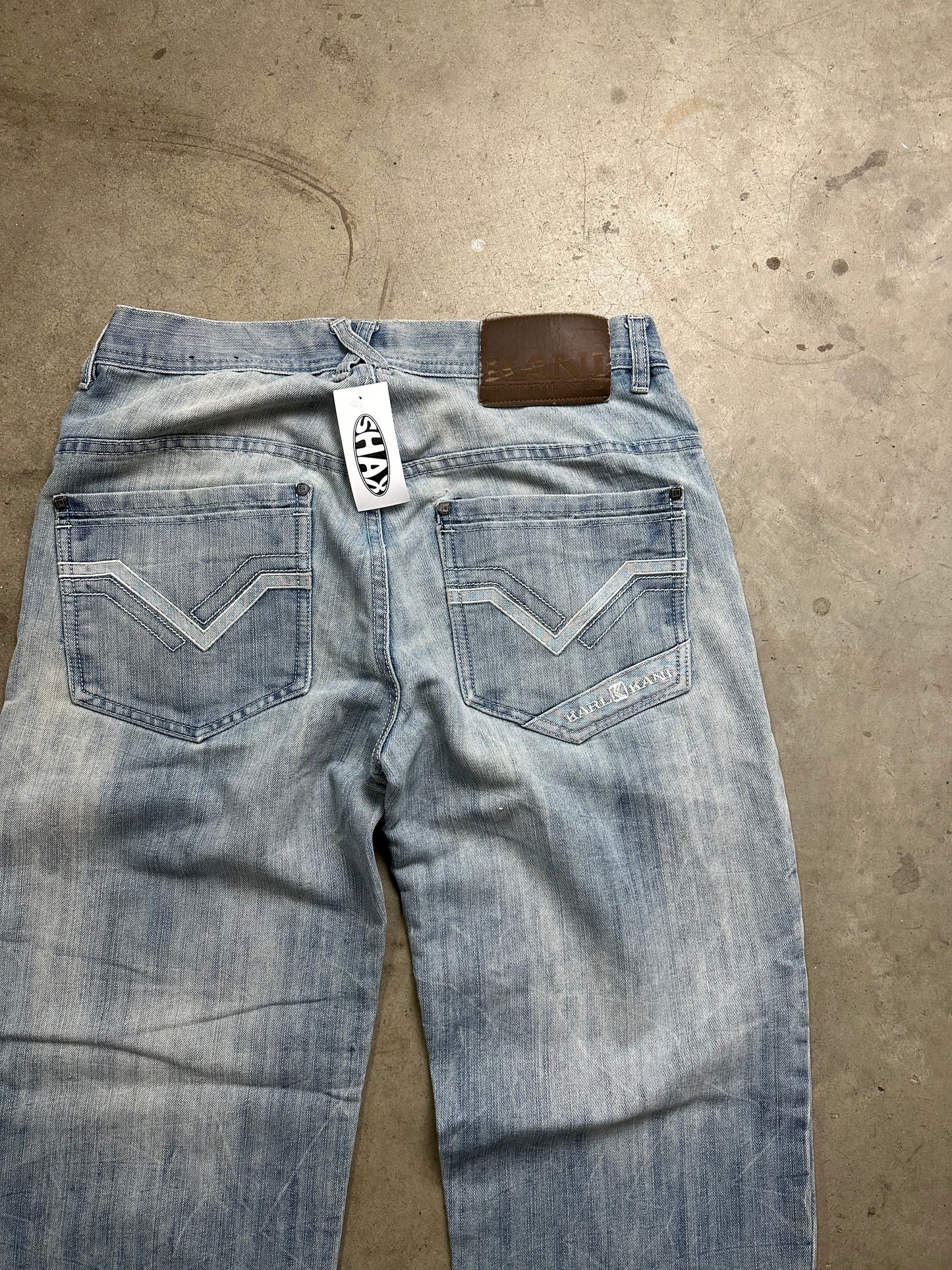 Karl Kani Light Wash Baggy Denim 38"