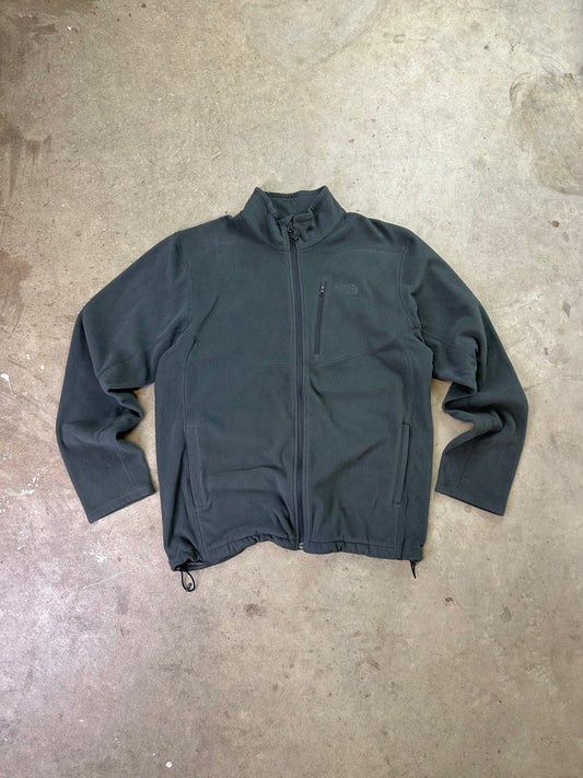 The North Face Zip Up Fleece Grey Large