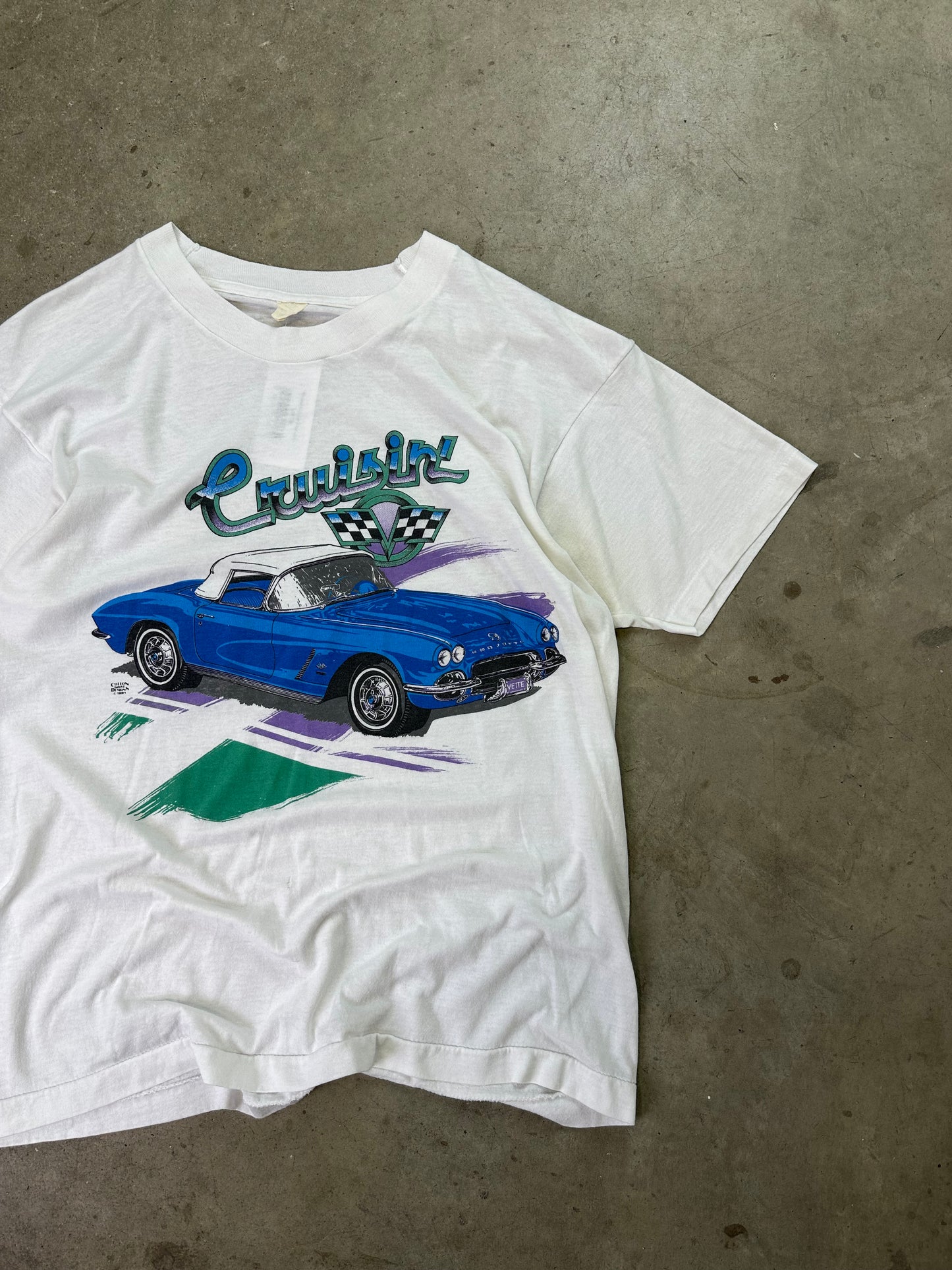 90s Corvette Cruisin Tee Large