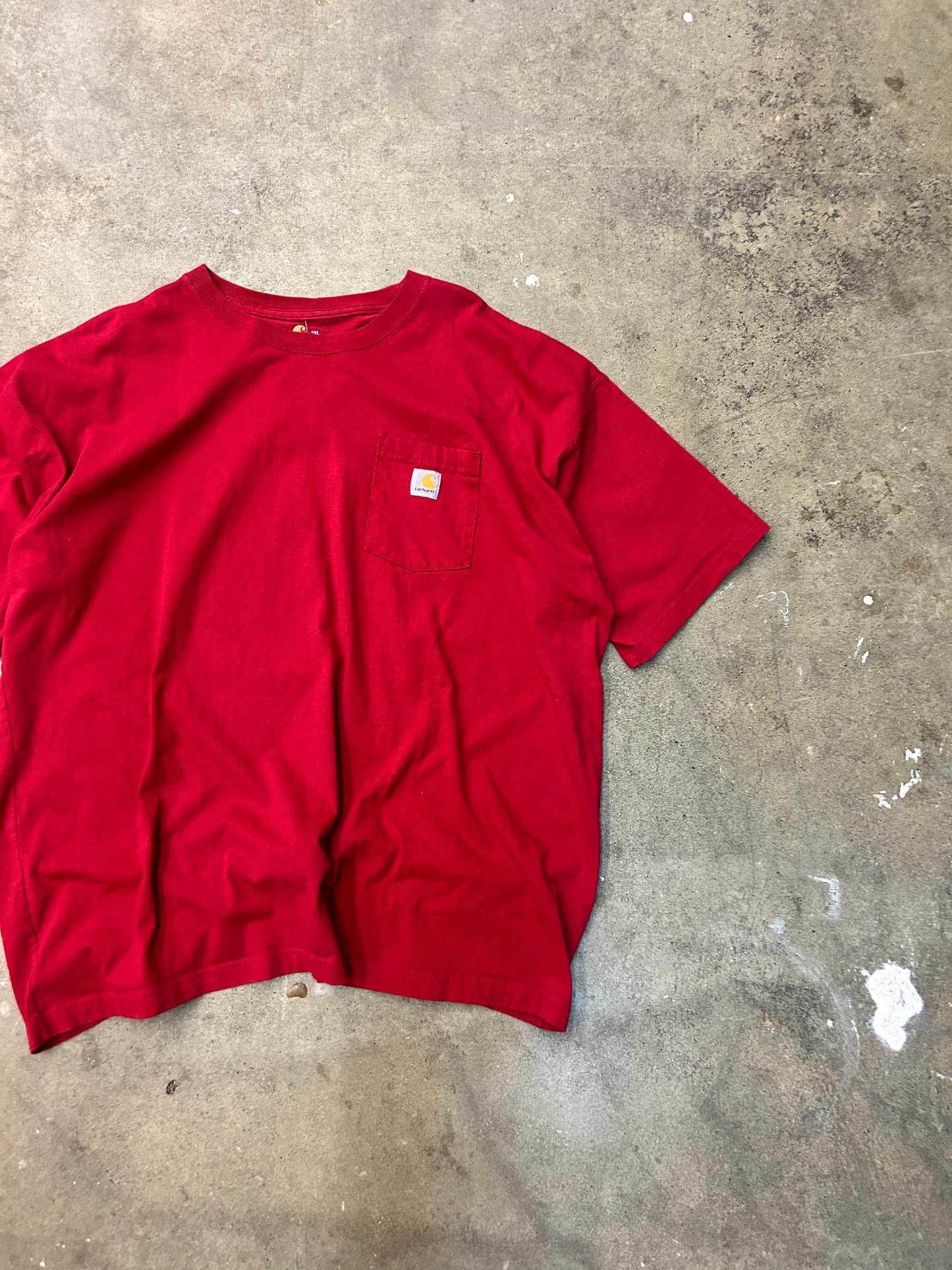 Carhartt Pocket Tee Red 3XL
