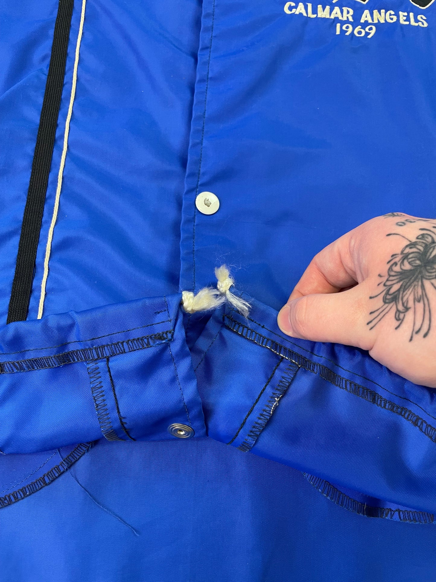 60s Calmar Angels Coaches Jacket Large
