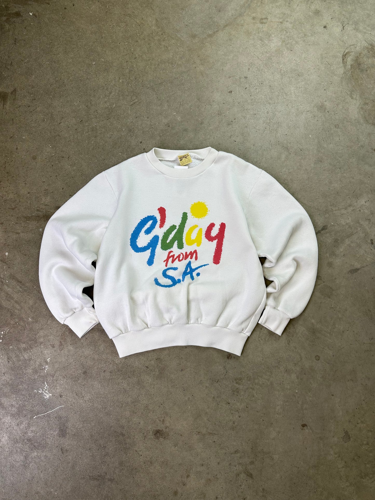 90s G'day From South Australia Crewneck Small