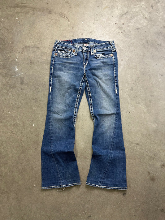 True Religion Flared Denim 33"