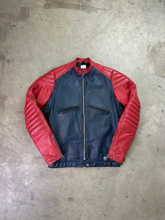 80s Taurus Moto Leather Jacket M/L