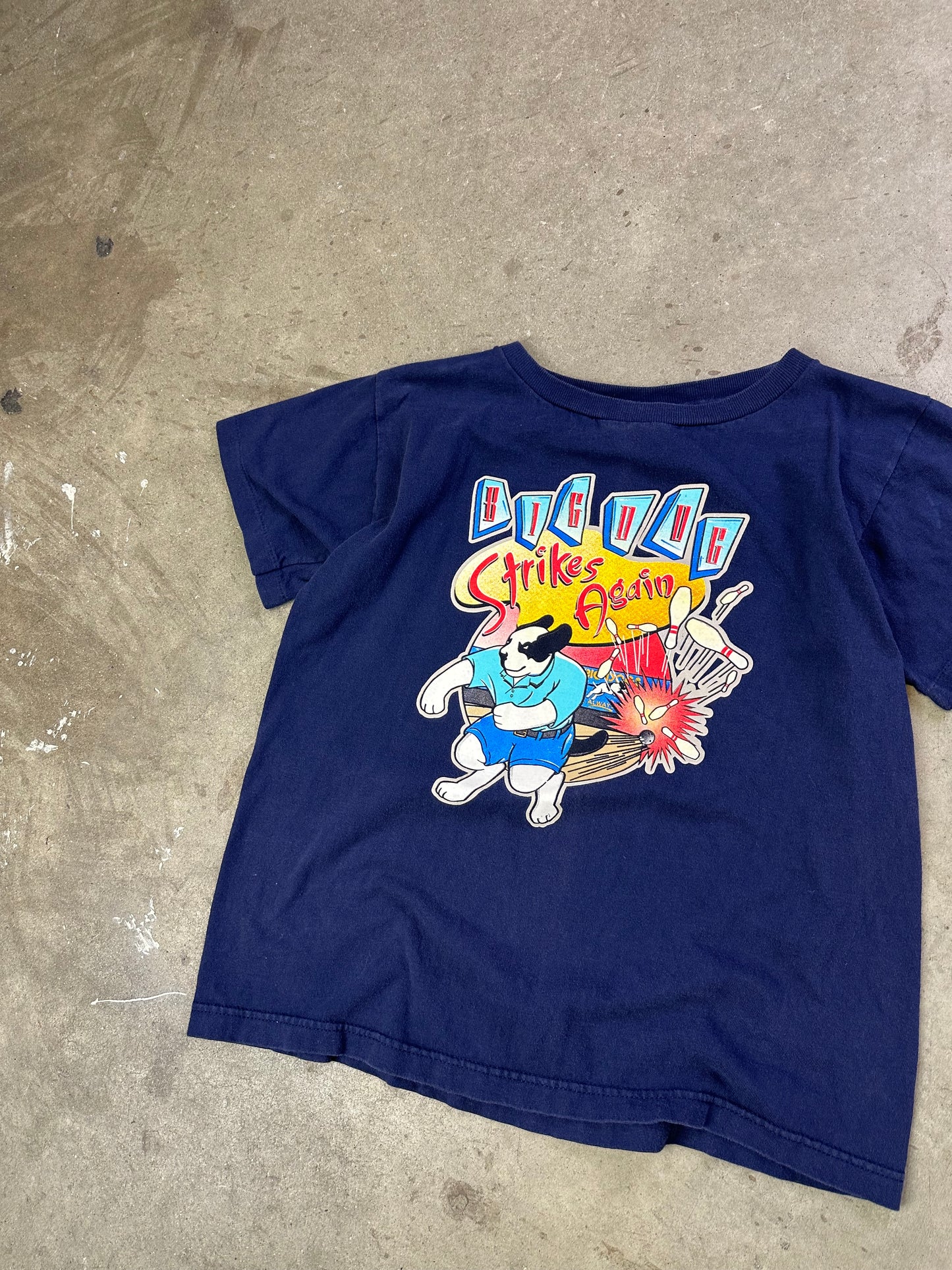 90s Big Dogs Bowling Tee Small