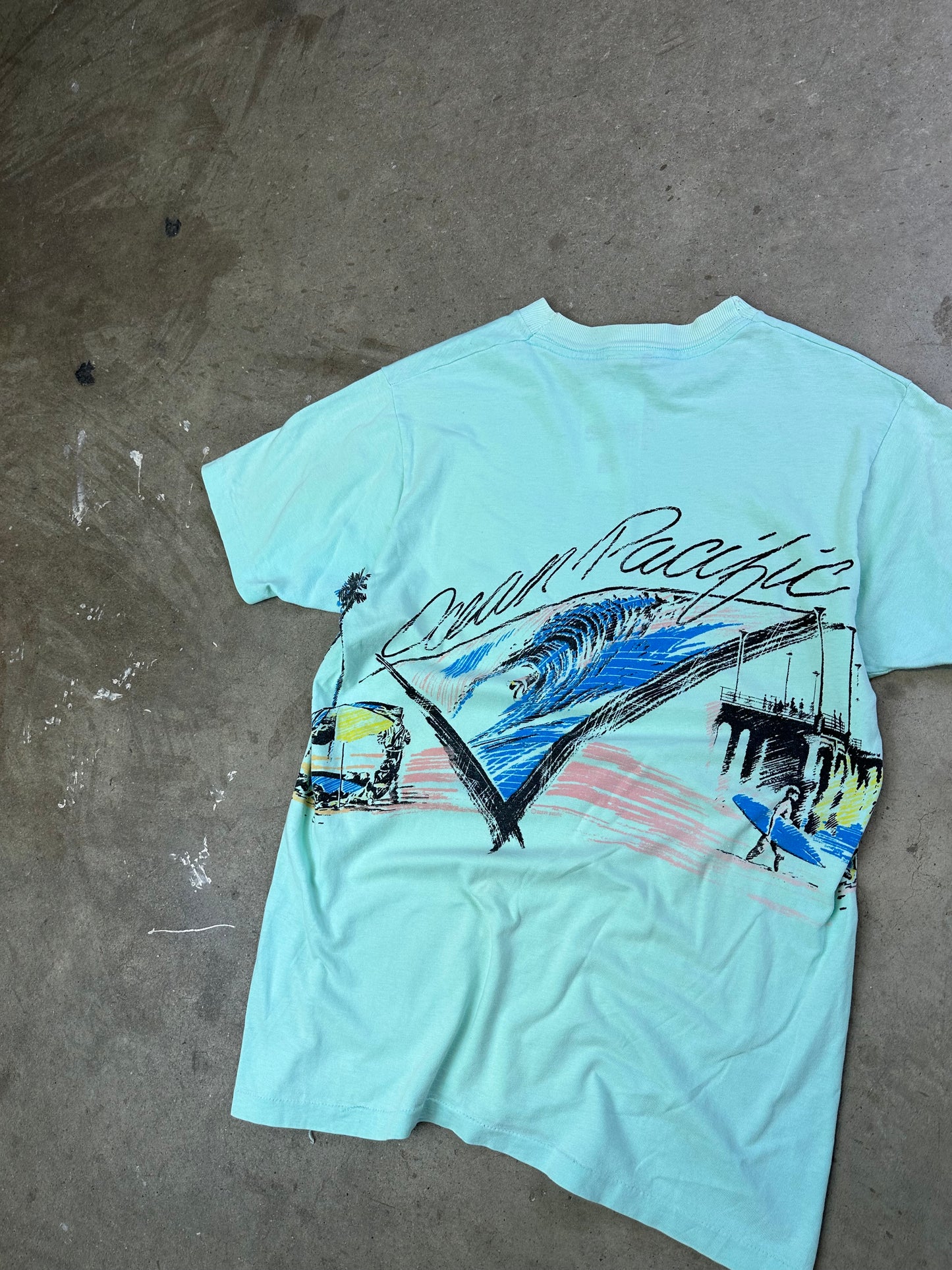 90s Ocean Pacific All Over Print Tee S/M