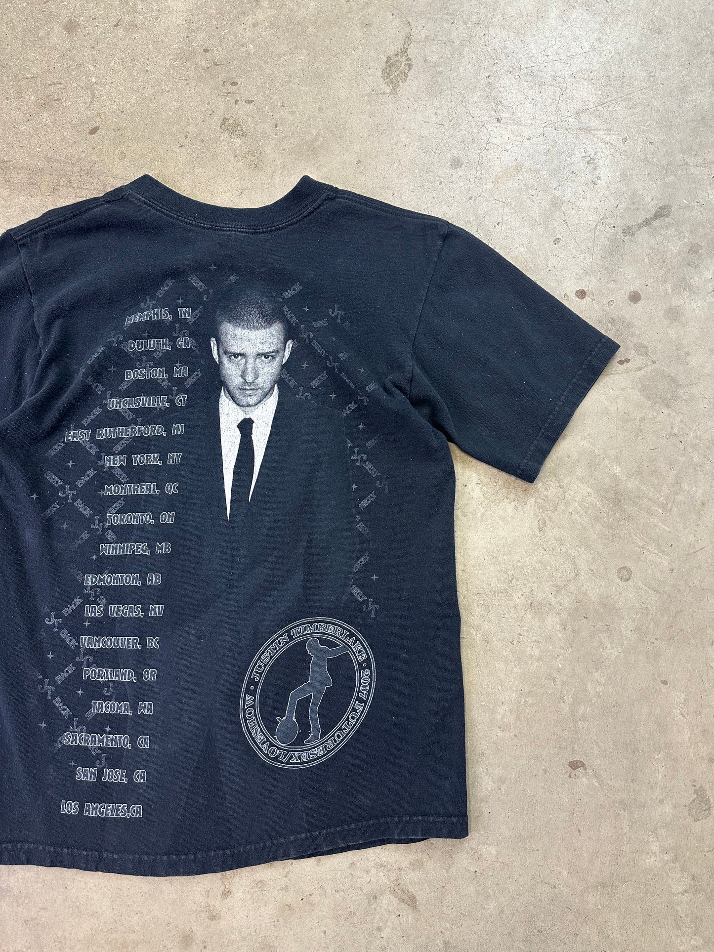 Justin Timberlake Futuresex/Loveshow Tour Tee Small