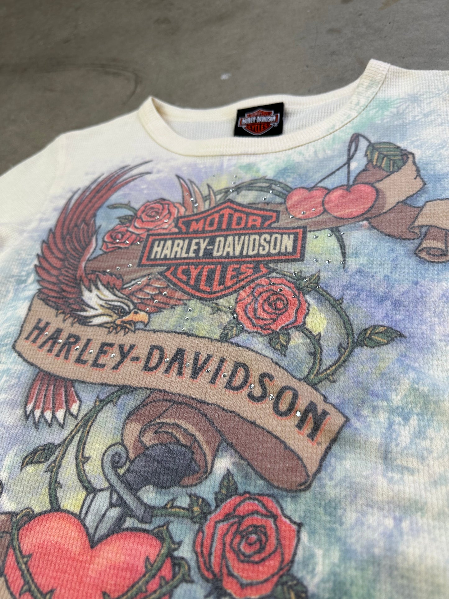 Harley Davidson Waffle Longsleeve WMNS Medium