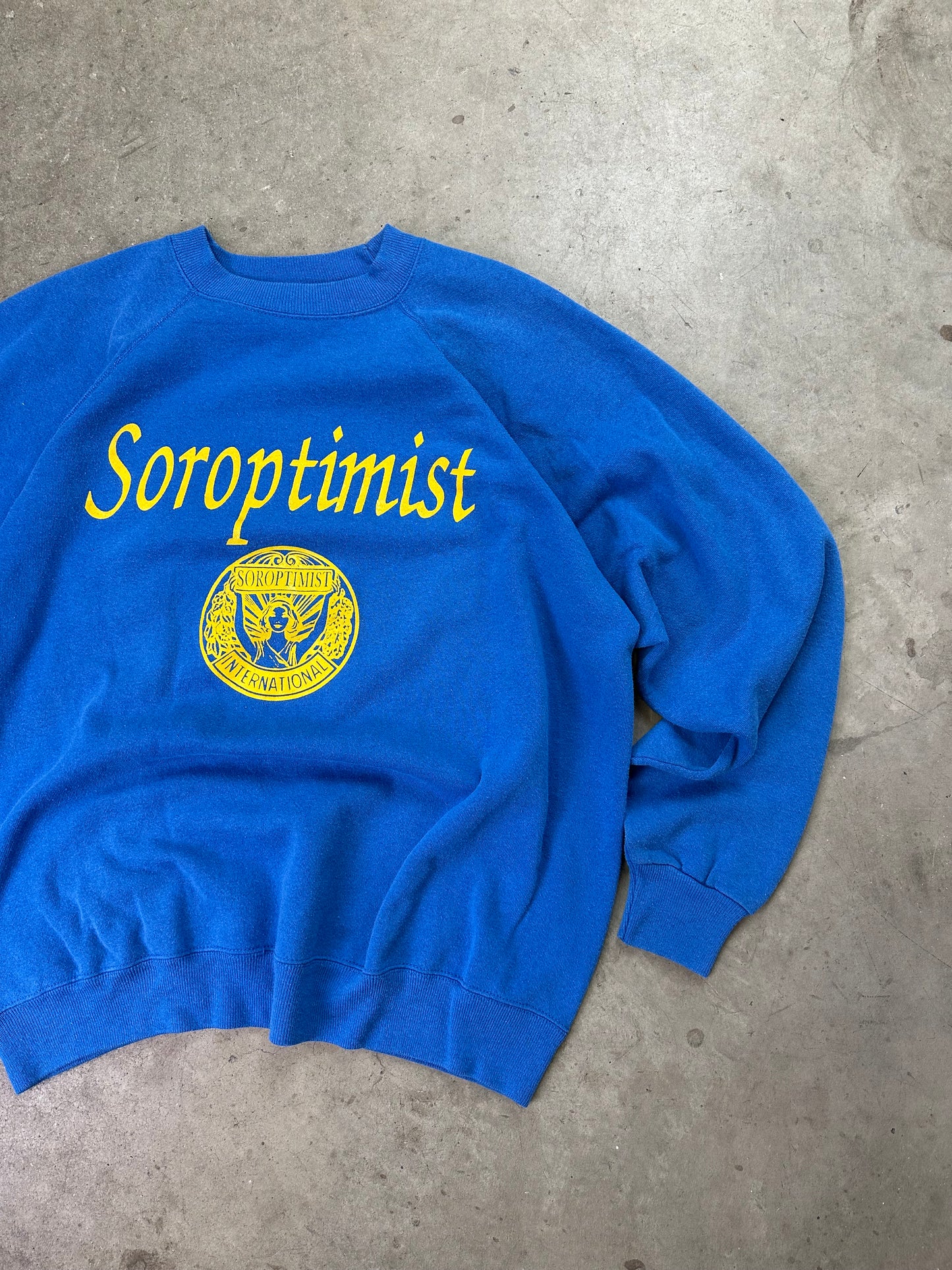 90s Soroptimist Spellout Crewneck XL