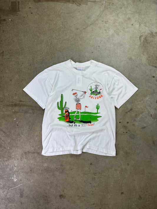 90s Arizona Golf Dry Heat Tee Medium