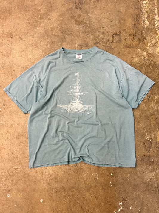 US Brig Niagara Sailboat Tee Erie PA 3XL