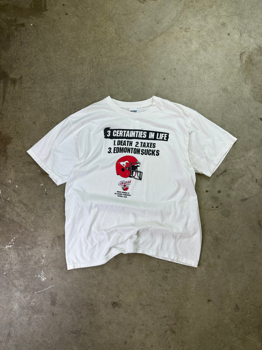 Calgary Stampeders 3 Certainties Tee XL