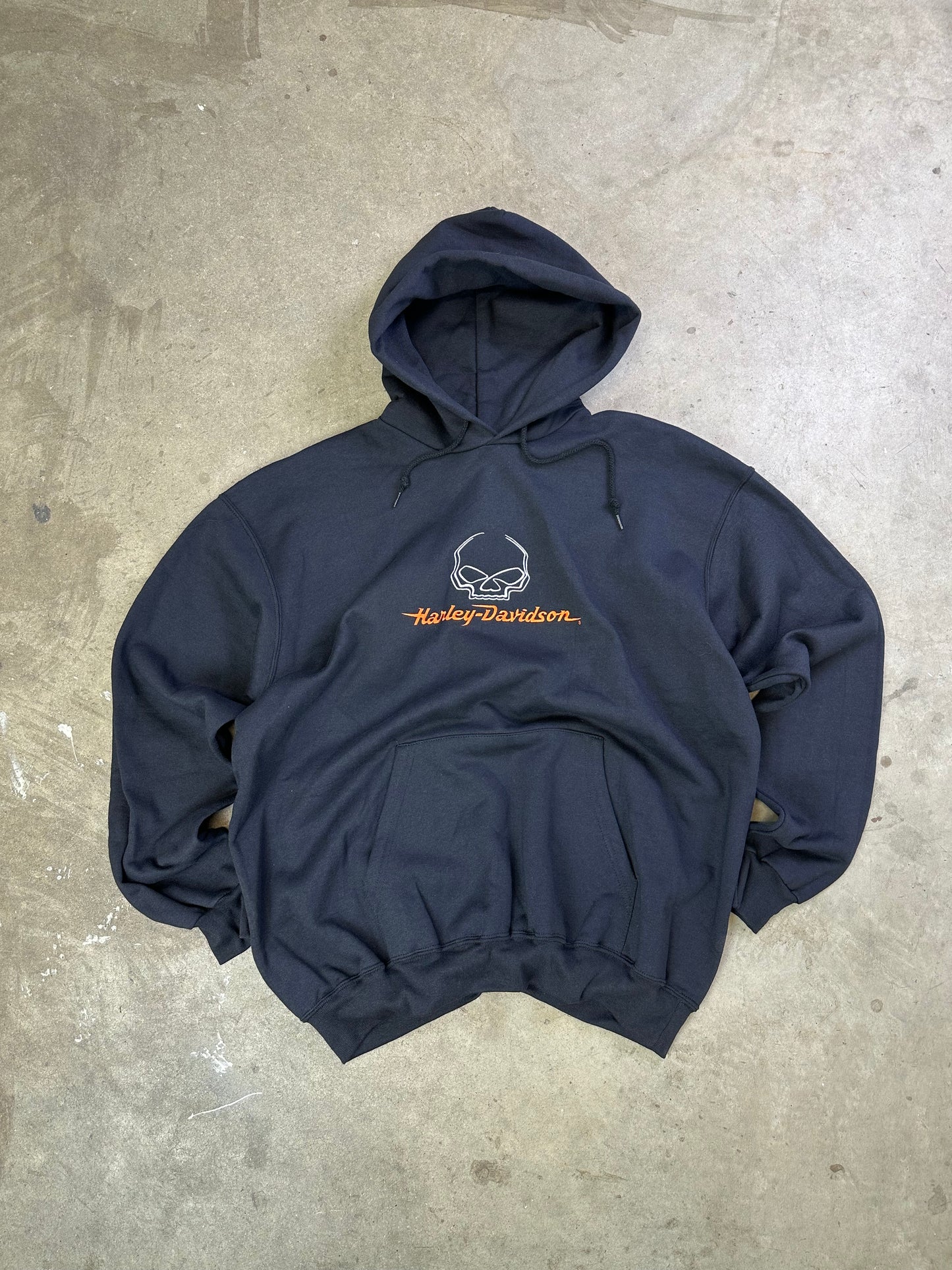 Harley Davidson Embroidered Hoodie L/XL