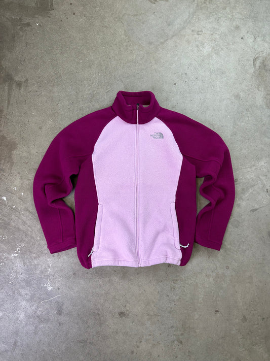 The North Face Zip Up Fleece Pink WMNS Large