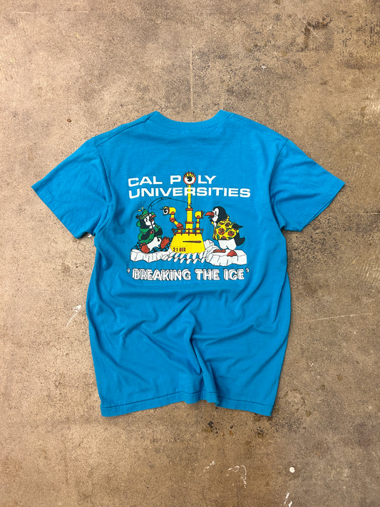 80s Cal Poly Universities Breaking The Ice Tee S/M