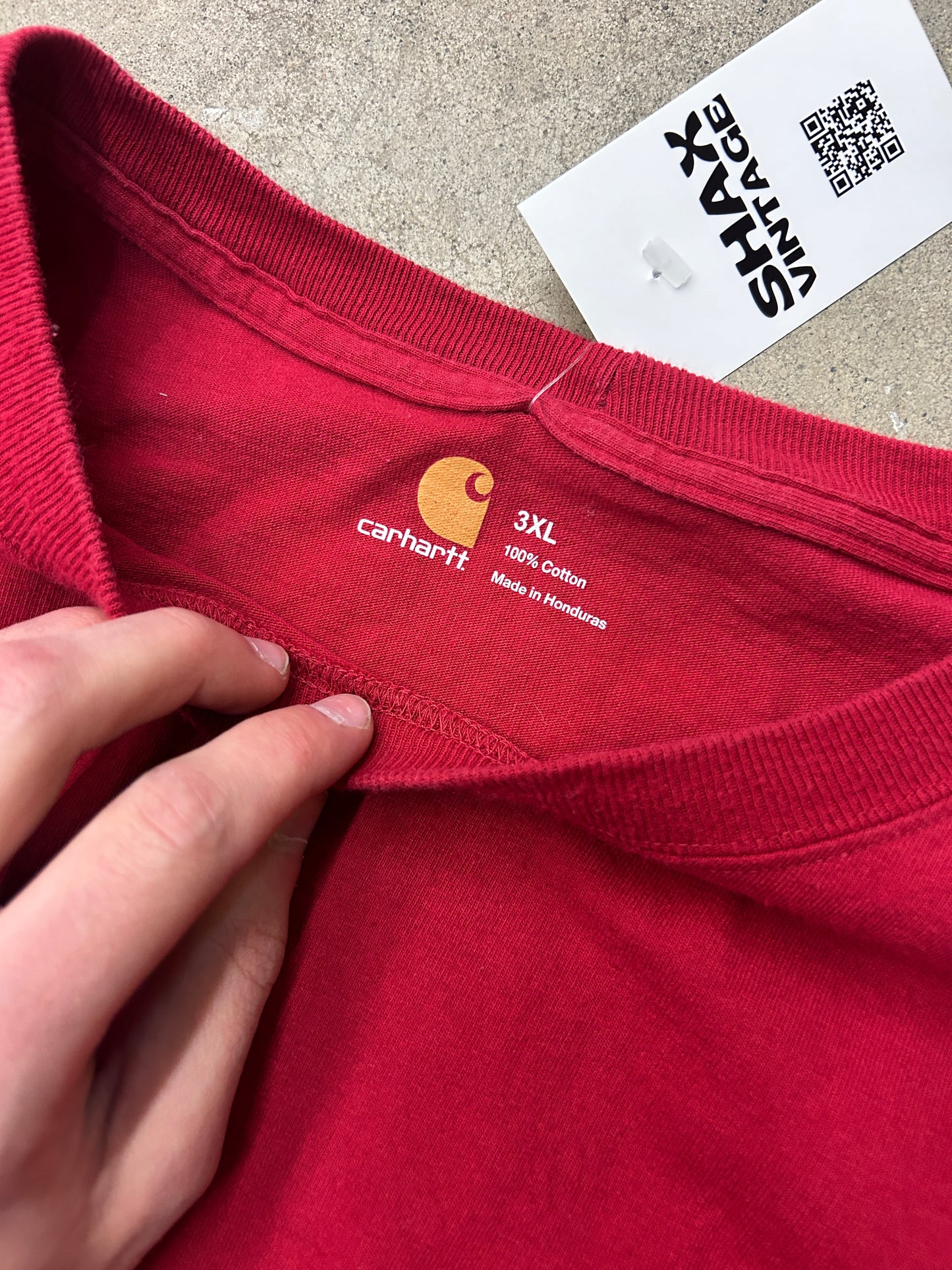 Carhartt Pocket Tee Red 3XL