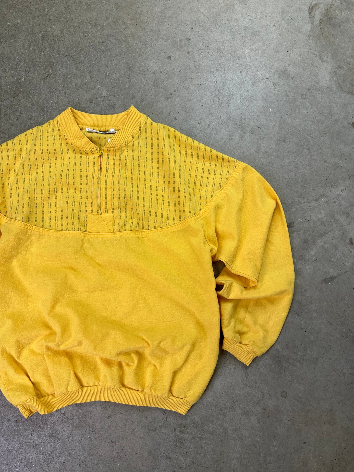 80s Image Plus 1/4 Zip Crewneck Medium