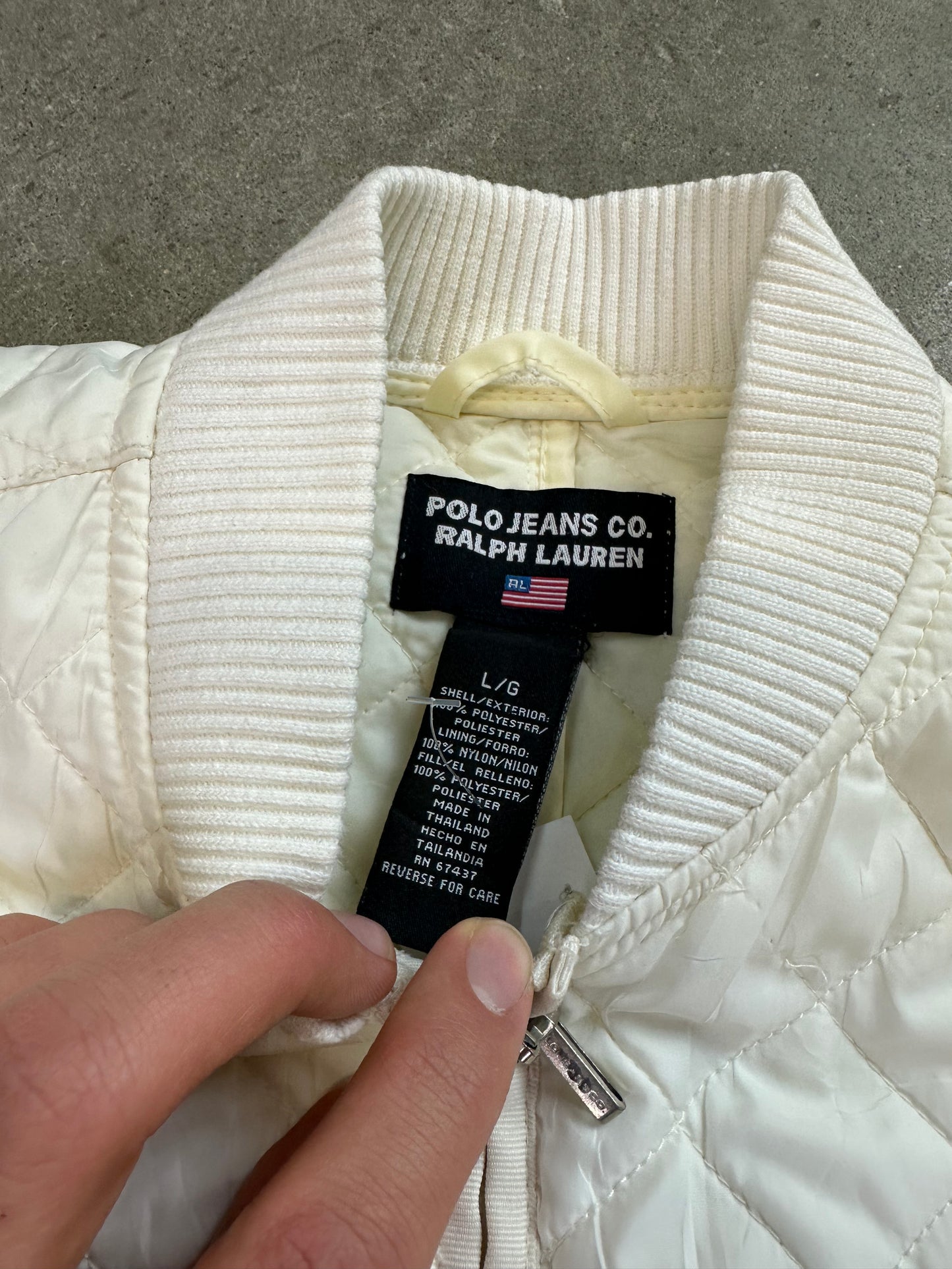 Polo Jeans Co Ralph Lauren Quilted Jacket WMNS Large