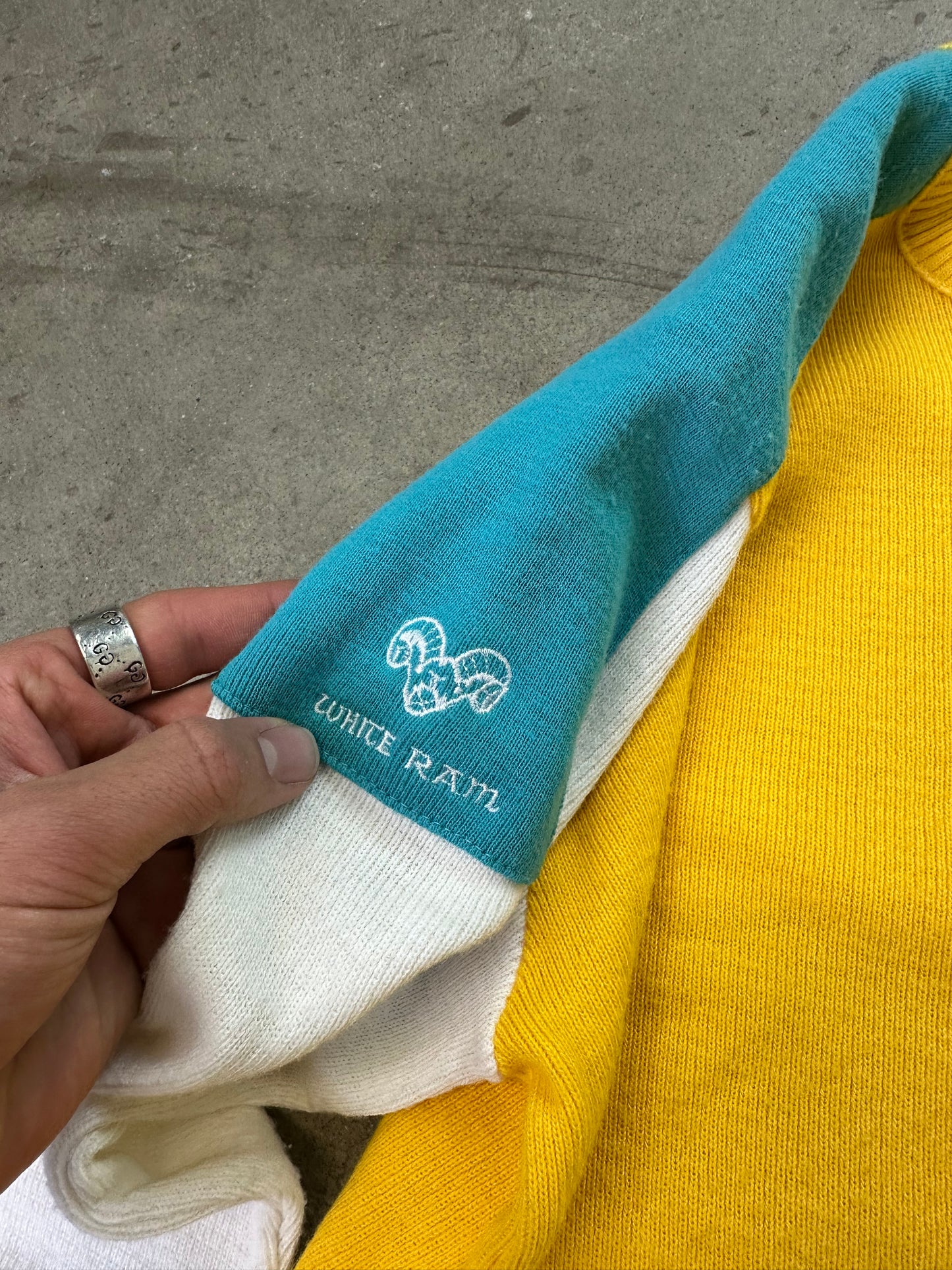 80s Calgary Olympics Knit Sweater Medium