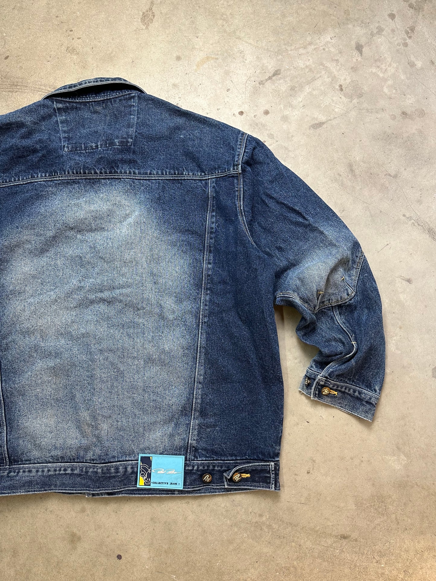 Raw Blue Denim Jacket 2XL