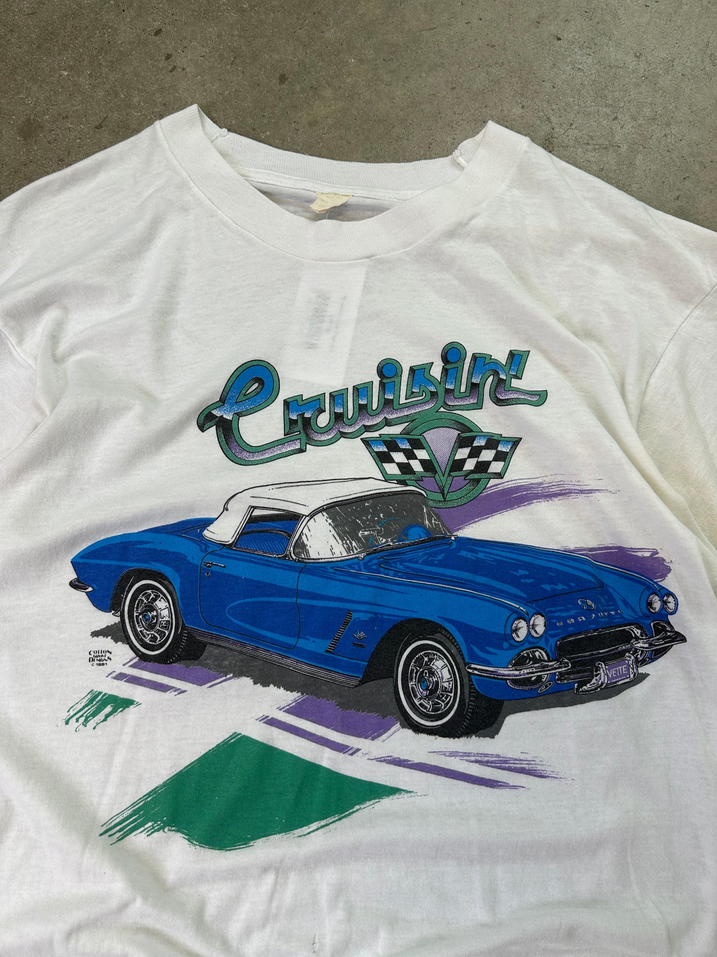 90s Corvette Cruisin Tee Large
