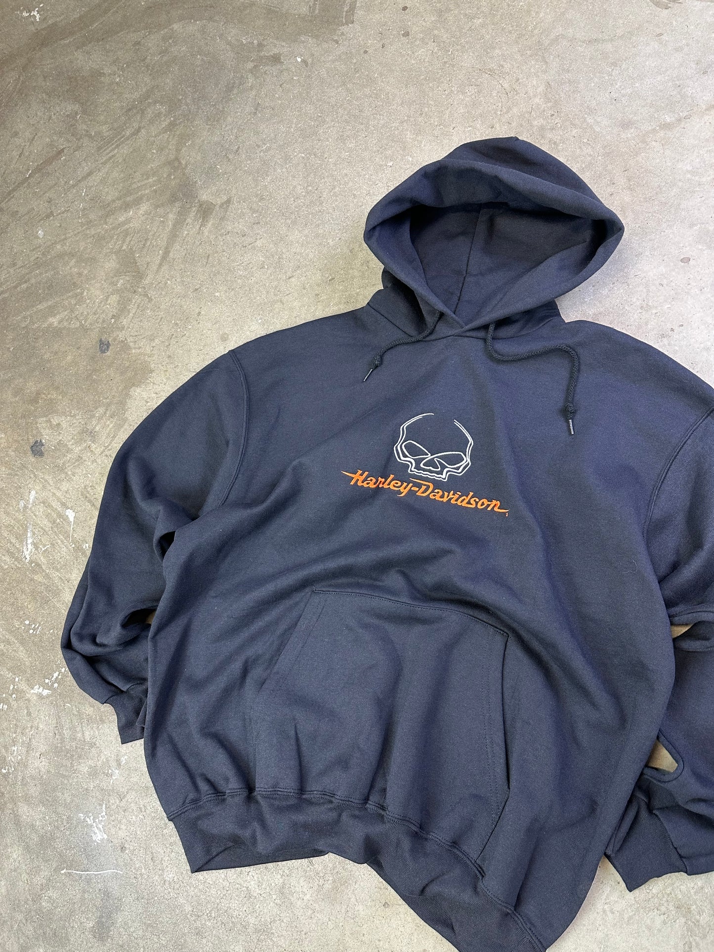 Harley Davidson Embroidered Hoodie L/XL