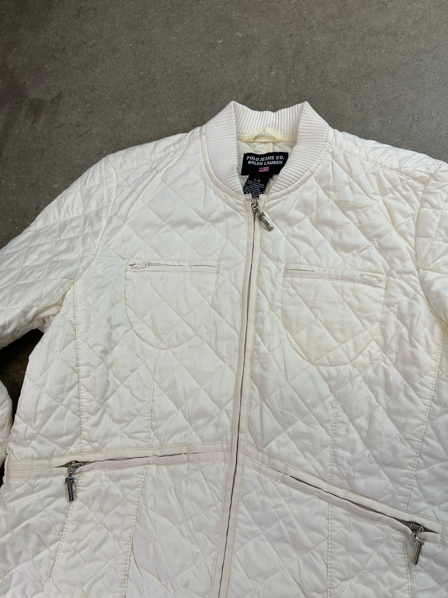 Polo Jeans Co Ralph Lauren Quilted Jacket WMNS Large