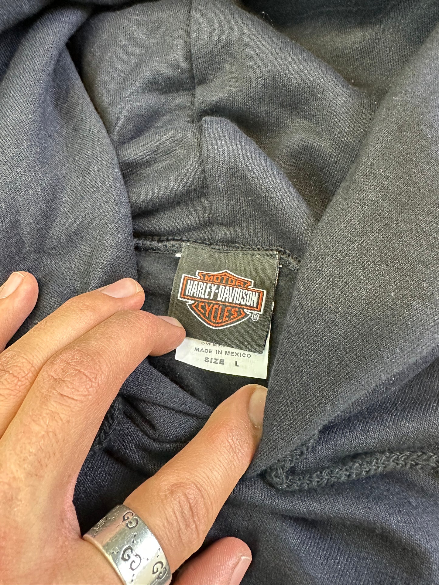 Harley Davidson Embroidered Hoodie L/XL