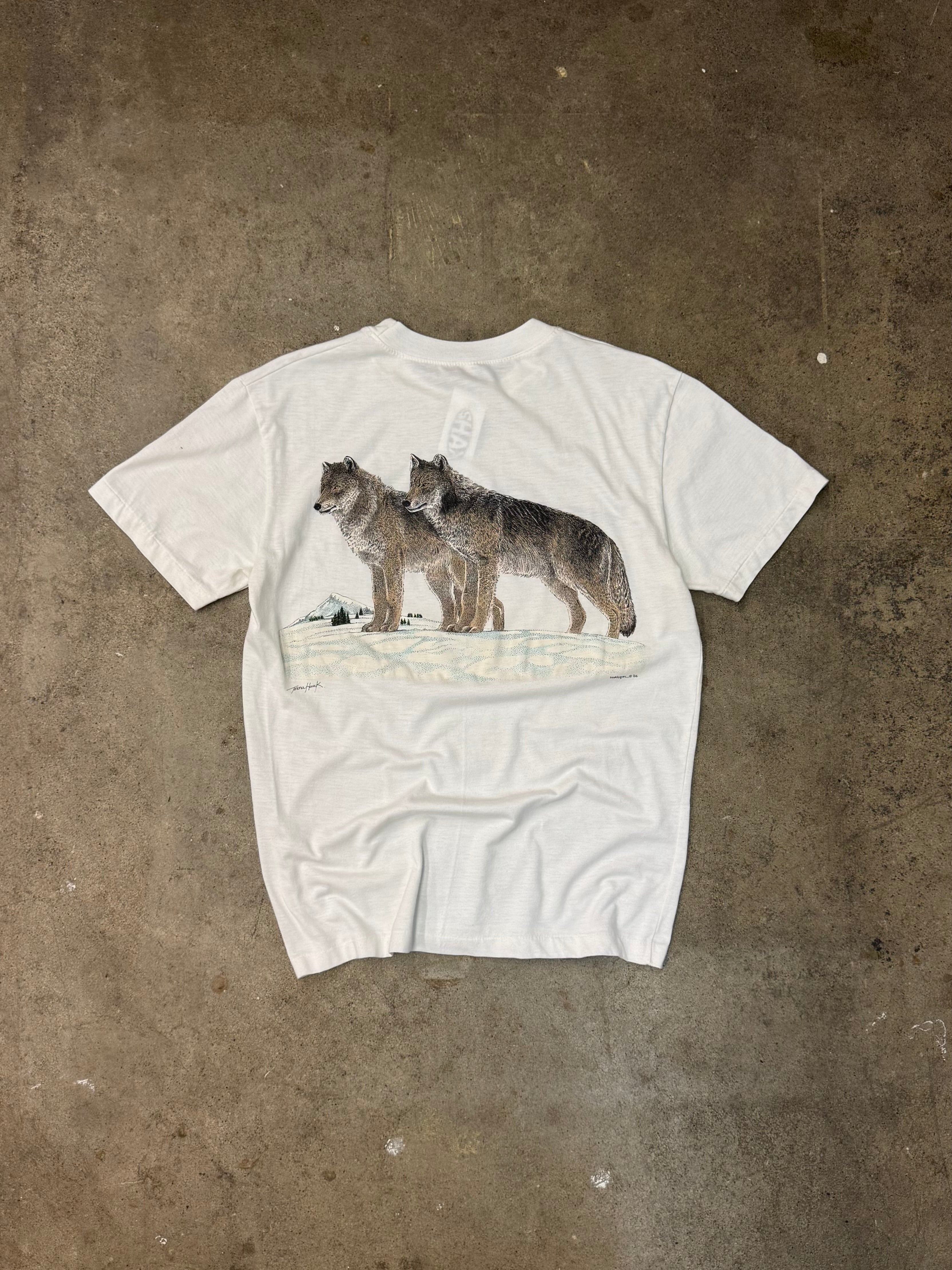 Two Wolves 80s 80s Wolves Running Tee Medium – SHAX VINTAGE